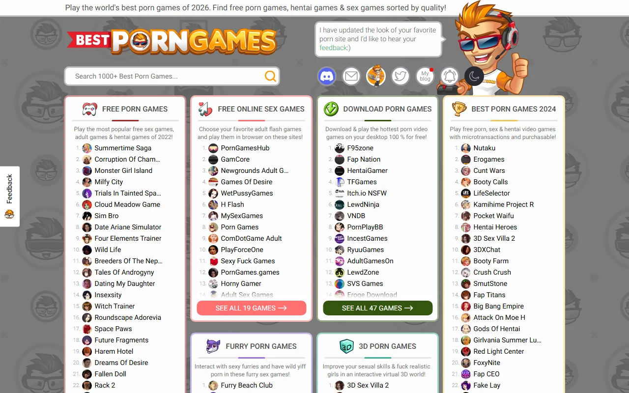 Screenshot: Bestporngamescom Screenshot of Bestporngamescom